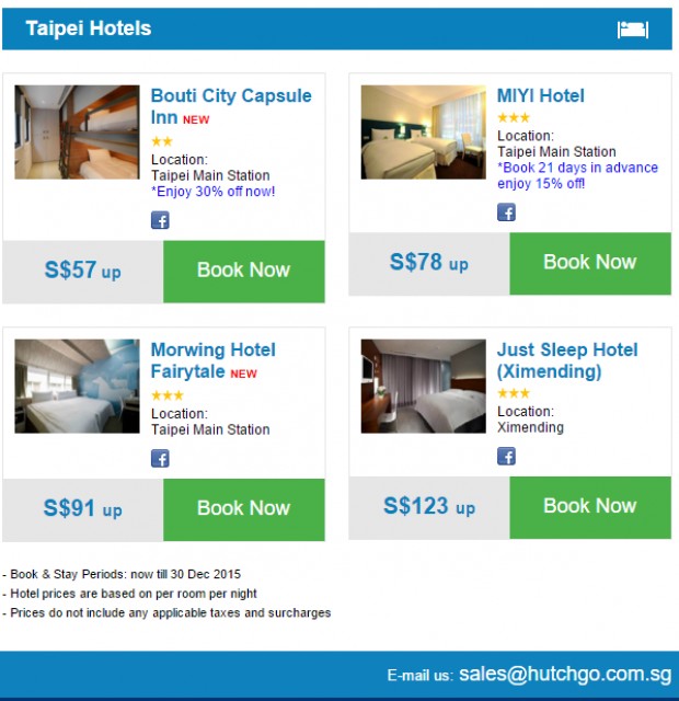 Eat, Play, Love in Taipei! Air ticket from S$156, hotel from S$57 3