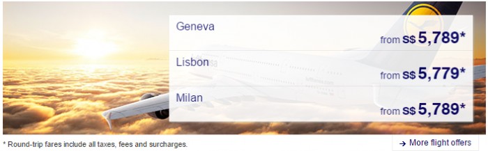 Fly Business Class from Singapore to Europe 2