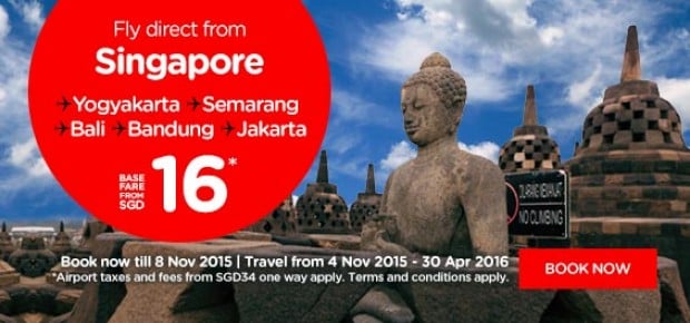 Fly direct from Singapore to Yogyakarta / Semarang / Bali / Bandung / Jakarta 1