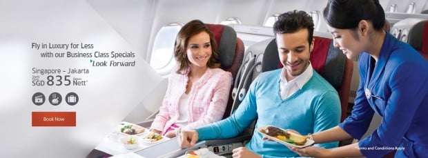 Business Class Special Fare from SGD 835 with Garuda Indonesia