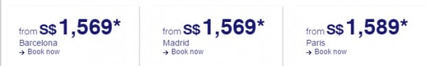 Economy Class Offers! Discover the Majestic Beauty of Europe From S$1,569* 2