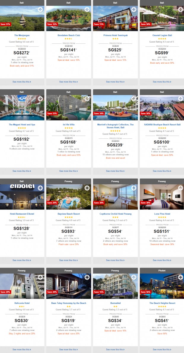 Beach Getaways on Sale in Expedia from SGD25 2