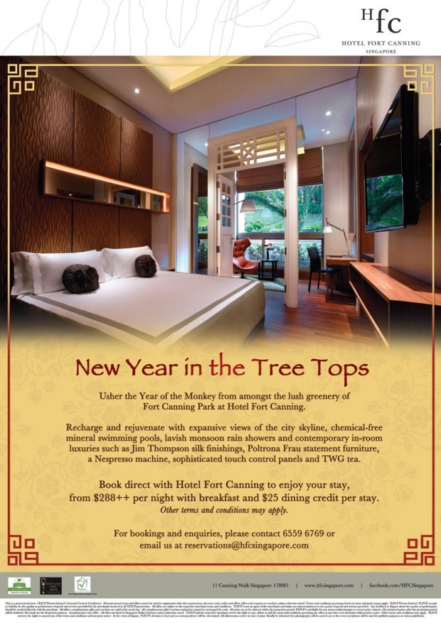 New Year in the Tree Tops from $288++