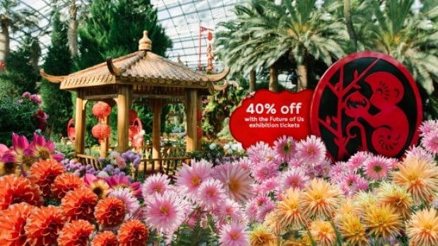 40% Off to Flower Dome Exhibition