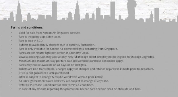 US Advanced Purchase Promotion from Korean Air 2