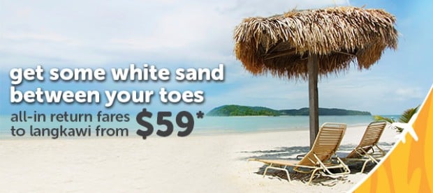 Fly to Langkawi with TigerAir and Enjoy the Beach from SGD59