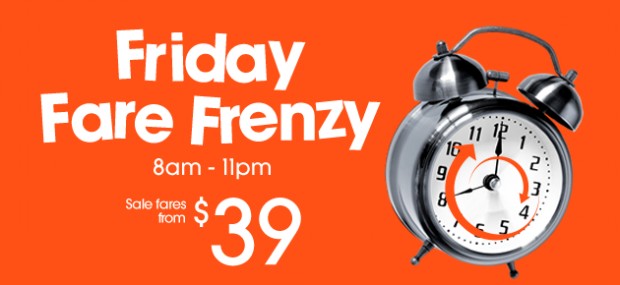 Friday Frenzy Fares from Jetstar Starting from RM39