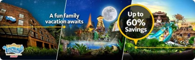 Up to 60% Savings at Lost World Of Tambun Theme Park, Hotel & Spa with Maybank