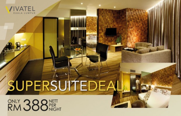 Super Suite Deal! From RM 388 per night / nett. 1