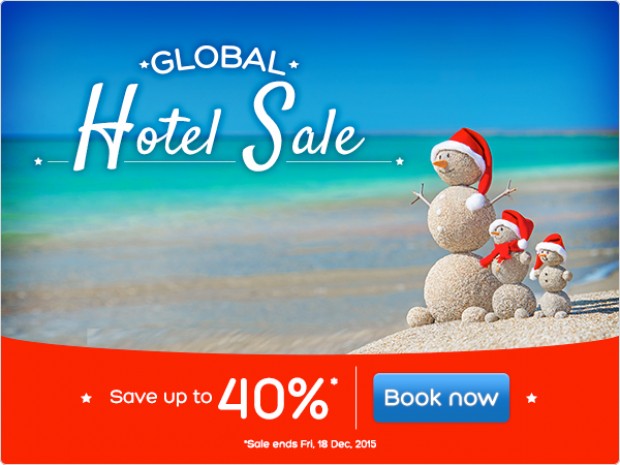 Global Hotel Sale, Save up to 40%