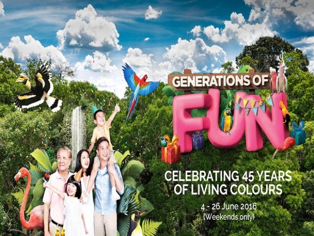 Celebrate 45th Birthday of Jurong Bird Park of Wildlife Reserves Singapore and WIN Cool Prizes