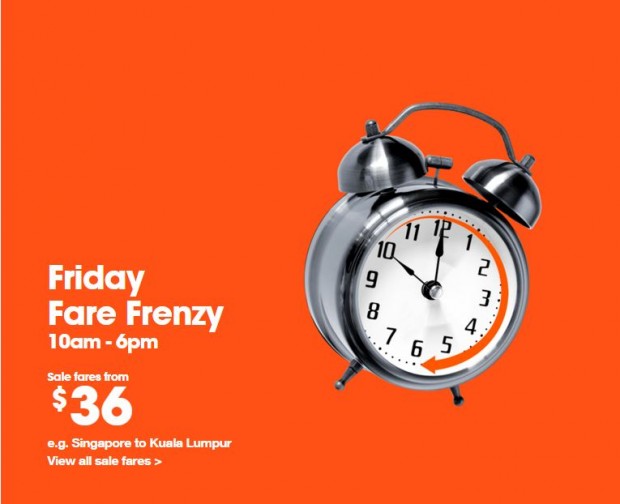 Friday Fare Fenzy from SGD 36 1