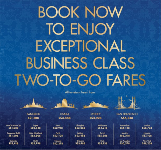 American Express Singapore Airlines Fare Promotion from SGD248 2