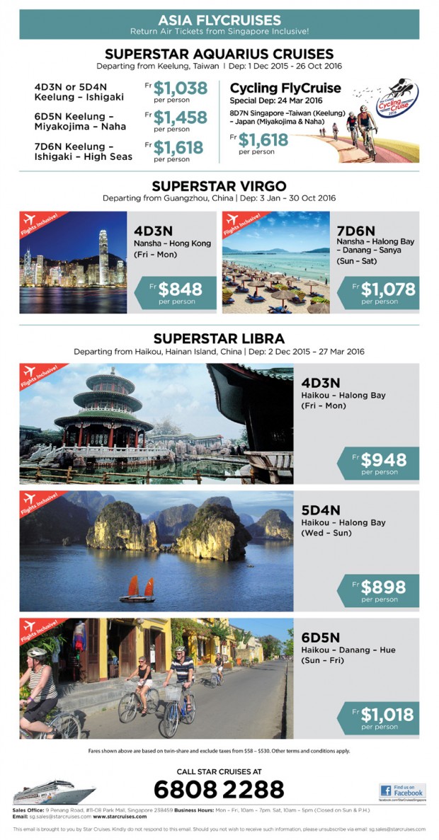 Take Off to Asia on a Flycruise 2