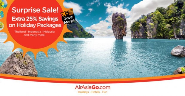 Surprise Sale with 25% Savings from AirAsiaGo 1