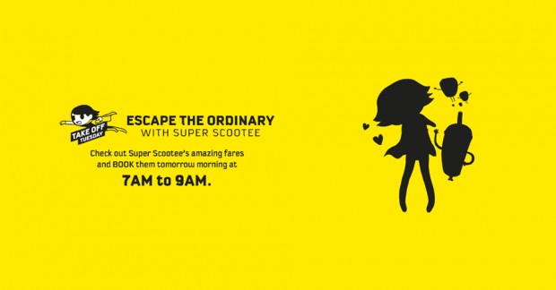 Escape the Ordinary and Scoot your Flights this Tuesday from SGD50