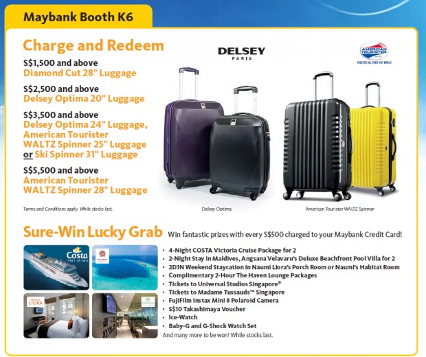 maybank american tourister luggage