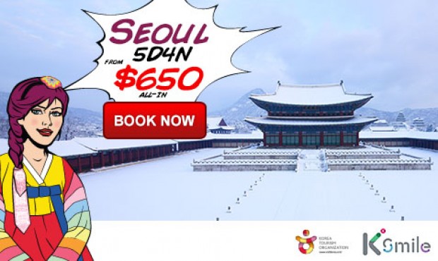 5 Day 4 Night Seoul Discovery Deal from $650 all in