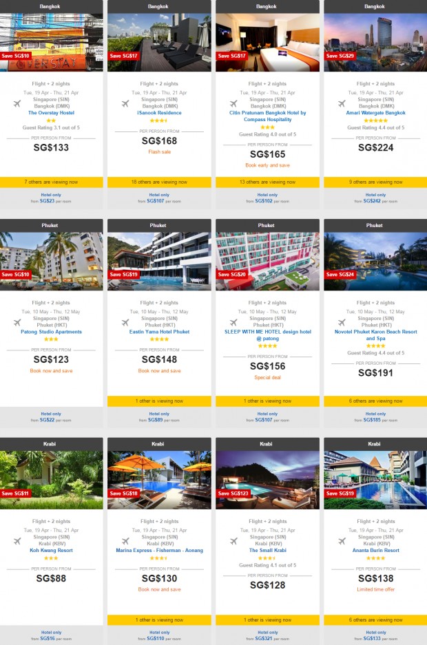 Let's GO Holiday! | 3D2N Flights + Hotel + Tax from SGD 90/pax with AirAsiaGo 2