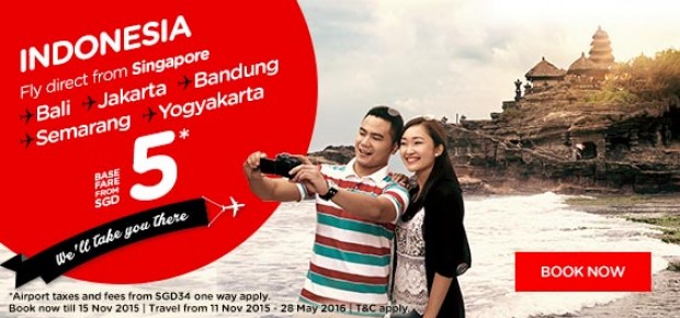 Fly Direct to Indonesia!