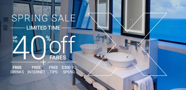 40% Off Fares with Celebrity Cruises' Spring Sale