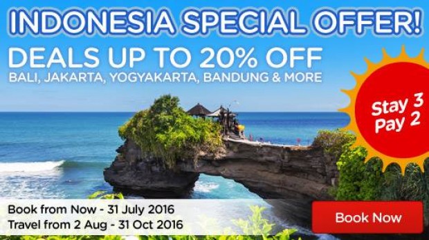Indonesia Special Offer | Stay 3 Pay 2 with AirAsiaGo 1