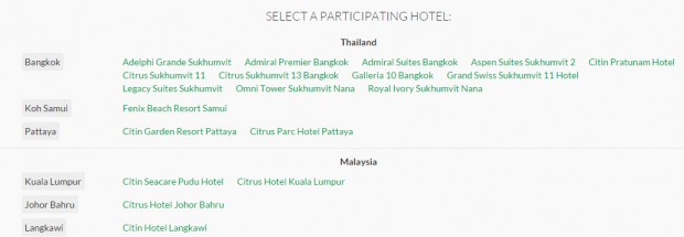 Advance Purchase! save up to 25% in 6 popular destinations in Thailand and Malaysia 2