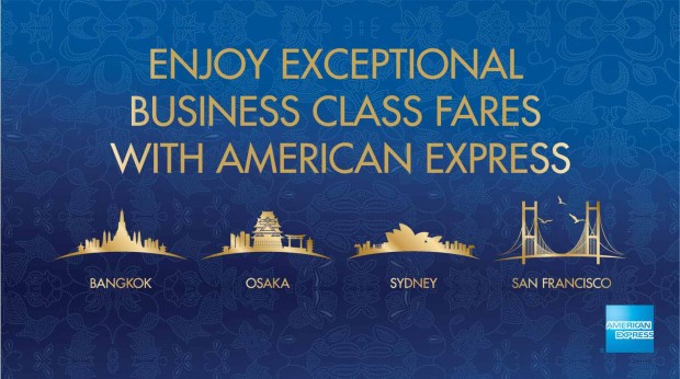 Business Class Promotion With American Express & Singapore Airlines