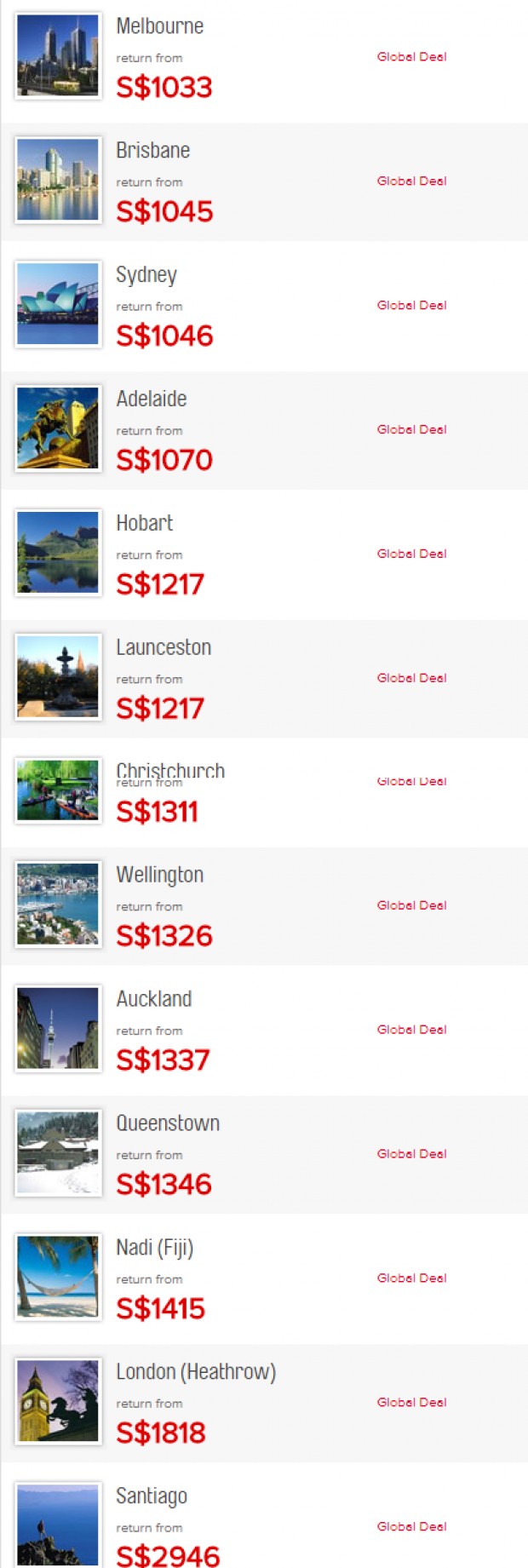 Qantas International Flights from Singapore to Melbourne 2