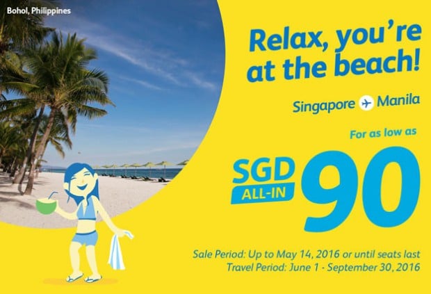 Travel to the Philippines from SGD90 with Cebu Pacific Air