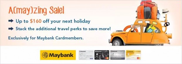 Amazing Travel Sale of Up to SGD160 Off your Next Holiday this May with Zuji and Maybank