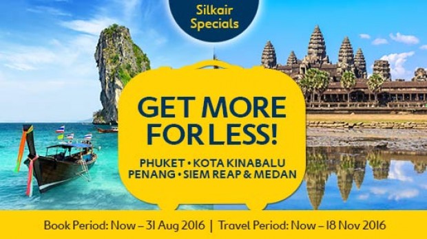 Great Deals from SilkAir with Expedia from SGD253 for Flight + Hotel 1