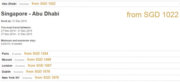 Discover the best fares at Etihad Airways 2