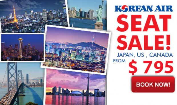 Korean Air Seat Sale! from $975 1