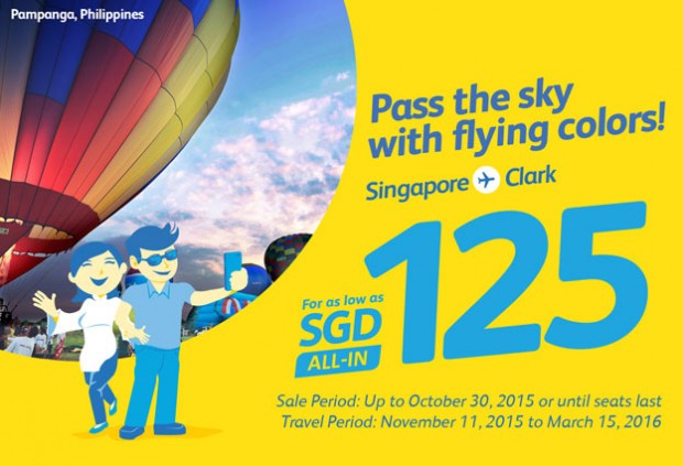Fly to CLark from SGD 125