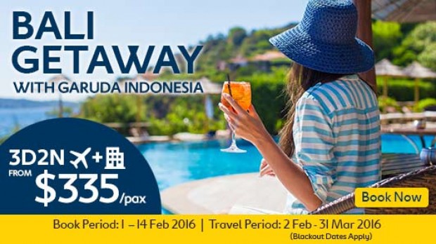 Travel Package to Bali from SGD 335