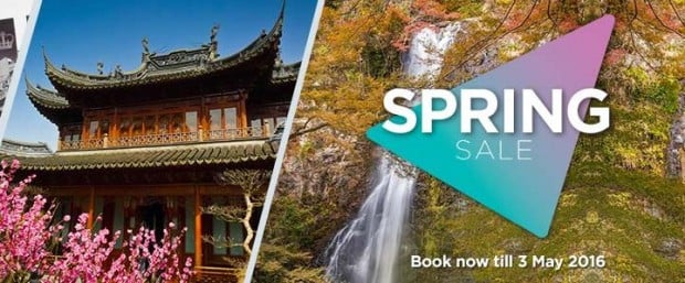 Don't Miss the Spring Sale of Malaysia Airlines until tonight!