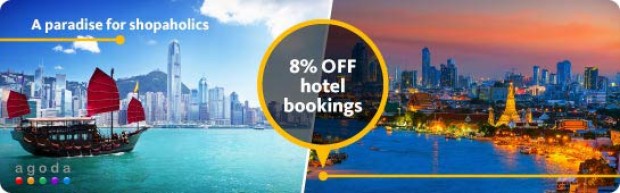 Up to 8% Off on Hotel Bookings with Agoda and Maybank