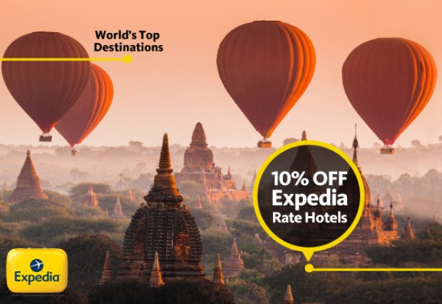 10% Off on Hotel Bookings in Expedia.sg and Maybank