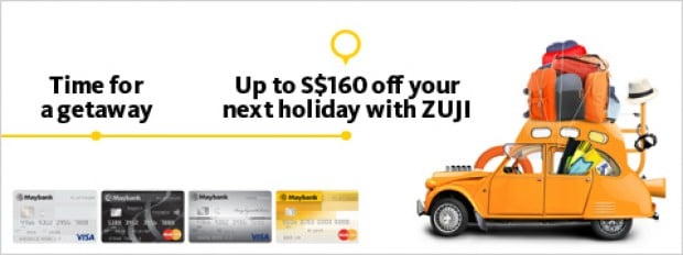 Up to SGD160 Off Your Next Holiday with Zuji and Maybank