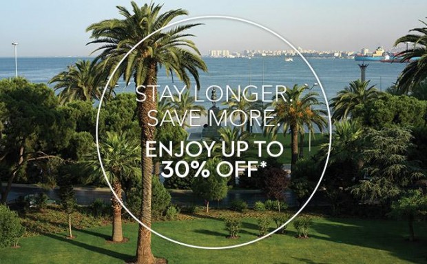 Stay Longer,Save More! Enjoy up to 30% OFF at Swissotel Buyuk Efes, Izmir