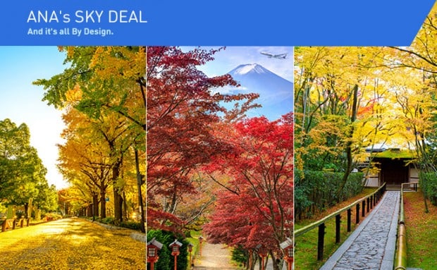 Experience Autumn in Japan or America with All Nippon Airways from SGD550
