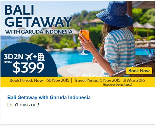 Bali Getaway with Garuda Indonesia!