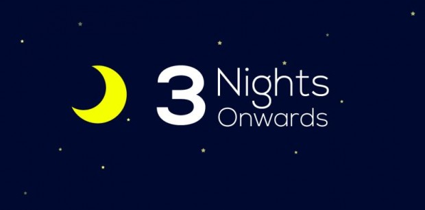 15% off - 3 Nights Onwards