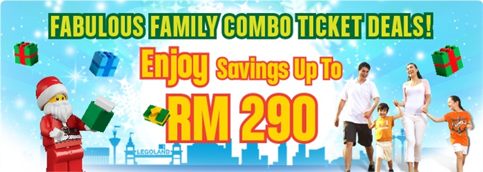 Fabulous Family Combo Ticket Deals! Enjoy Savings Up to RM 290