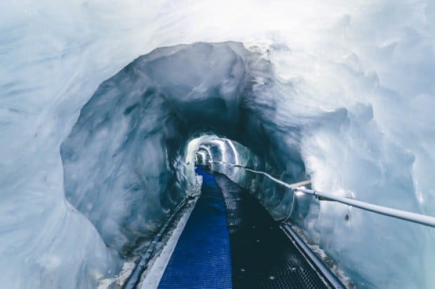 Ice Tunnel, Glacier Paradise