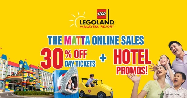 The Online Travel Sales Up to 30% Off Starts with Legoland Malaysia