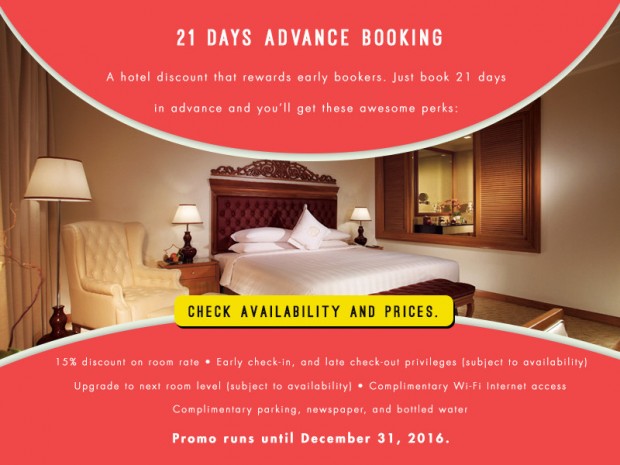 Save 15% Off when Book 21 Days in Advance at The Royale Chulan