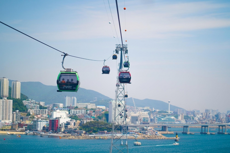 songdo marine cable car