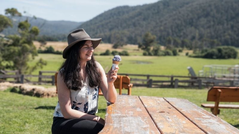 Ice cream in Tasmania